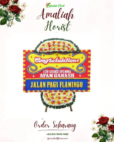 Bunga Papan Congratulation di Nyamplungan